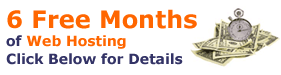 6 Free Months of Web Hosting