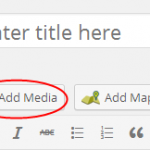 Add Media Button