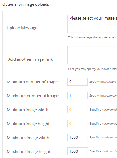 Upload Images for Posts