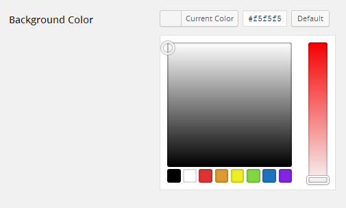 Background Color Option