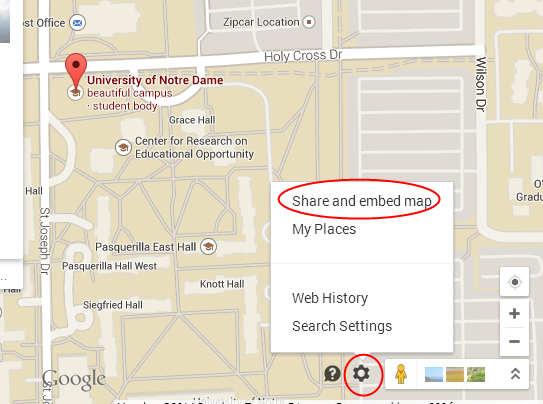Google Maps Embed