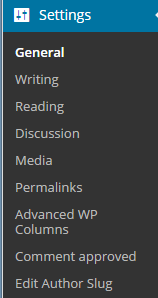 Settings Comment Approved