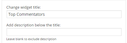 Title And Description