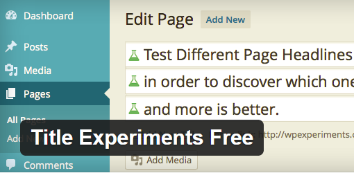Title Experiment Free Plugin