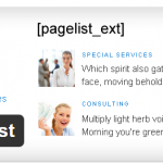 PageList Plugin