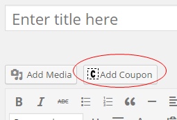 Add Coupon Button