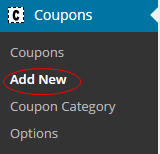 Coupon Settings