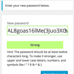 Password Reset