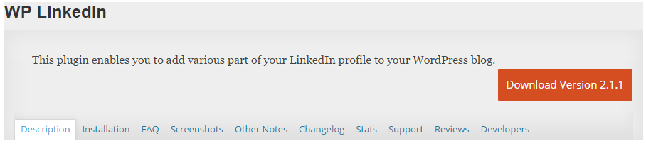 WP LinkedIn