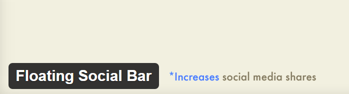 Floating Social Bar